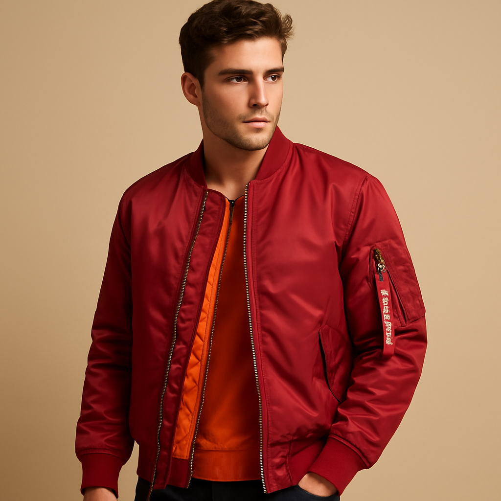 Men’s casual outdoor jacket with a lightweight breathable design and weather resistant finish, suitable for city wear and outdoor activities.
