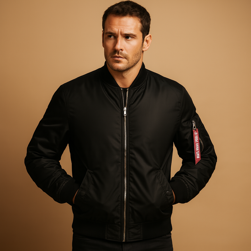 Men’s casual outdoor jacket with a lightweight breathable design and weather resistant finish, suitable for city wear and outdoor activities.