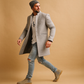 Men’s casual winter coat with a relaxed fit and warm lining, ideal for everyday wear during autumn and winter.
