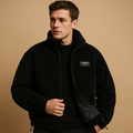 Men’s corduroy jacket with a warm lining and comfortable fit, suitable for cold days, casual outfits, and everyday wear.