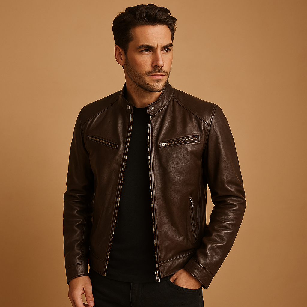 Elegant men’s jacket with a refined finish and comfortable fit, suitable for casual and formal wear in summer and mid-season.