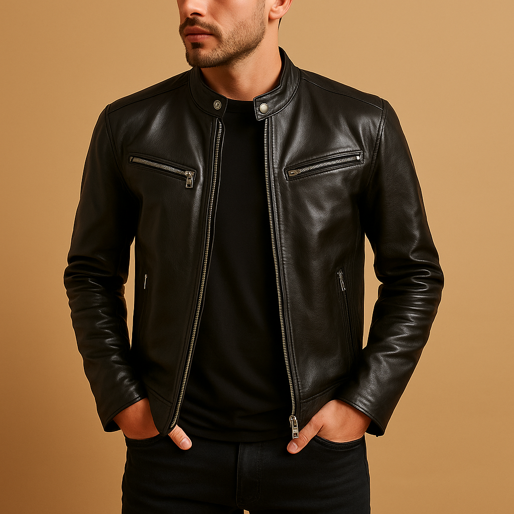 Elegant men’s jacket with a refined finish and comfortable fit, suitable for casual and formal wear in summer and mid-season.