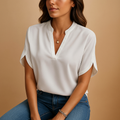 Lightweight elegant blouse for women with a loose feminine fit, ideal for office wear, summer days and stylish everyday outfits.