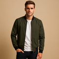 Men’s lightweight summer jacket with a water repellent finish and timeless design, suitable for casual walks and formal occasions.