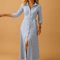 Long summer dress for women with a loose fit, suitable for warm days, beach walks, and casual or chic occasions.
