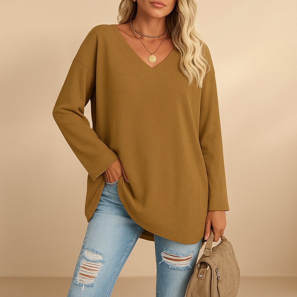 Women’s loose fit summer top with round neckline and short sleeves, ideal for casual outings, vacations, and stylish summer outfits.
