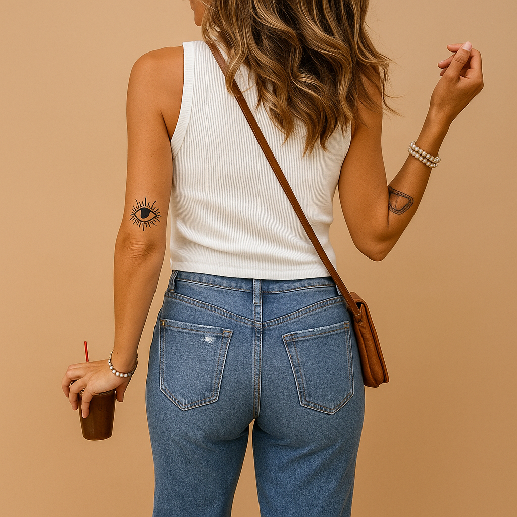 Women’s slim fit cotton tank top with U-neck, lightweight and breathable design, perfect for summer days and casual wear.
