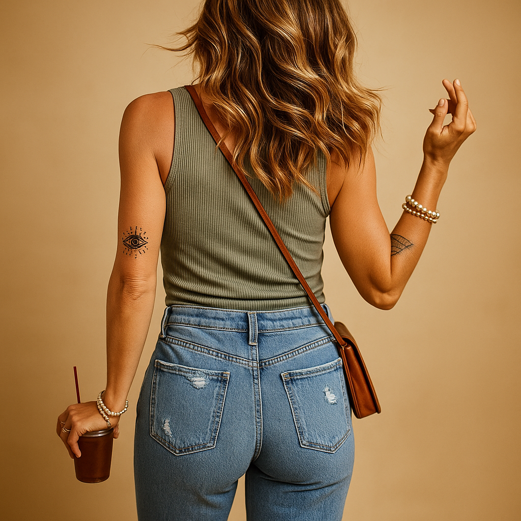 Women’s slim fit cotton tank top with U-neck, lightweight and breathable design, perfect for summer days and casual wear.
