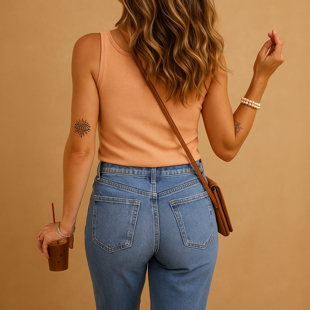 Women’s slim fit cotton tank top with U-neck, lightweight and breathable design, perfect for summer days and casual wear.